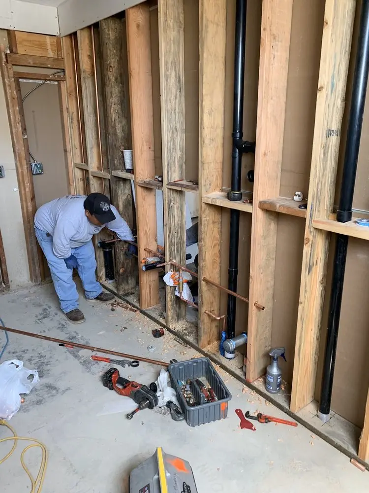 Commercial rough-in plumbing for Trenchless Sewer Repair in Coopersville